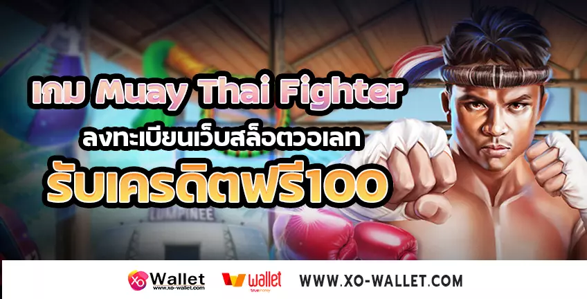 เกม Muay Thai Fighter ลงทะเบียนเว็บสล็อตวอเลท รับเครดิตฟรี100