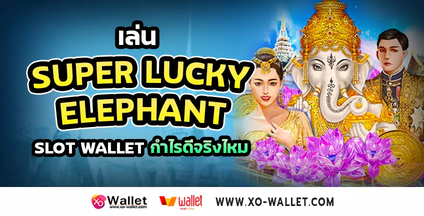 เล่น super lucky elephant slot wallet กำไรดีจริงไหม